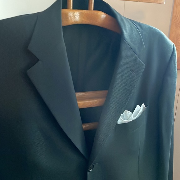 PAL ZILERI size 46L/56T Dark Green Sports Jacket - Picture 3 of 13